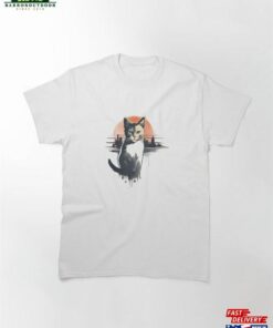 Feline Finesse Watercolor Cat Portrait T-Shirt Sweatshirt Hoodie