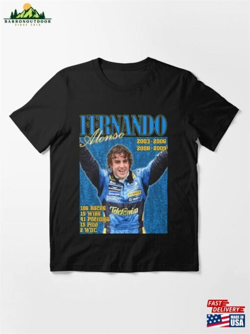 Fernando Alonso Tribute Bootleg Essential T-Shirt Sweatshirt Hoodie