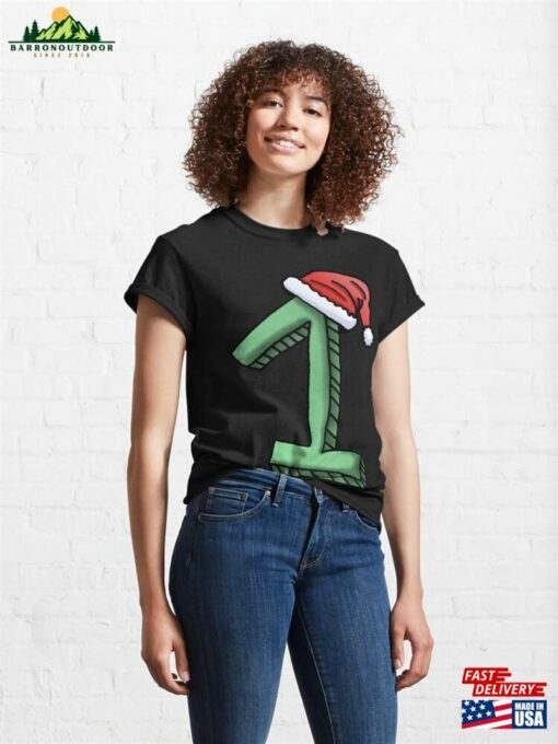 Festive Number One Green Amp Merry Classic T-Shirt Hoodie Unisex