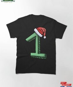 Festive Number One Green Amp Merry Classic T-Shirt Hoodie Unisex