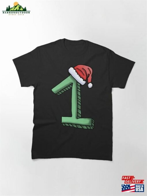 Festive Number One Green Amp Merry Classic T-Shirt Hoodie Unisex