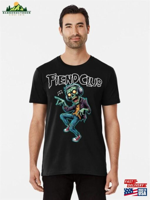 Fiend Club Dancing Zombie With Headphone Premium T-Shirt Unisex Sweatshirt