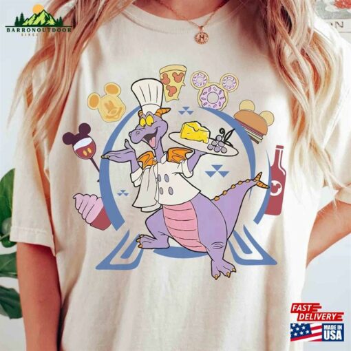 Figment Chef Food And Drink Around The World T-Shirt Disney Epcot Wine Festival 2023 Tee Classic Hoodie