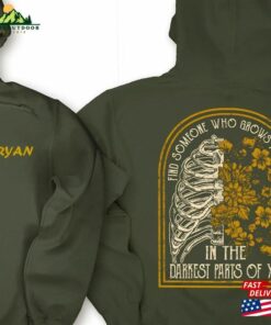 Find Someone Who Grows Flowers In The Darkest Parts Of You Shirt Cowboy Zach Bryan Merch Classic Hoodie