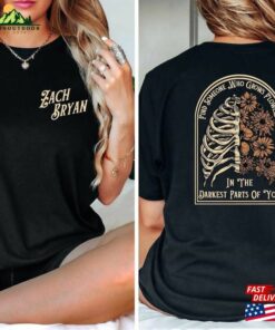 Find Someone Who Grows Flowers In The Darkest Parts Of You Zach Bryan Front And Back Printed Shirt T-Shirt Hoodie