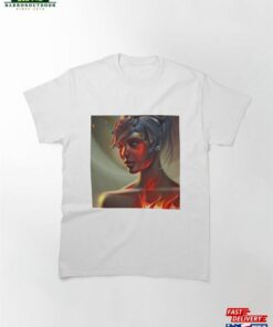 Fire Woman Classic T Shirt Hoodie 1