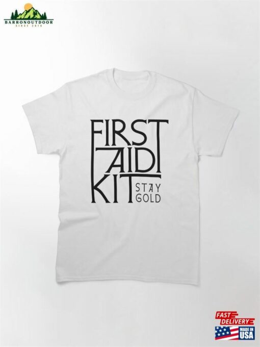 First Aid Kit Band Logo Stay Gold Essential T-Shirt Unisex