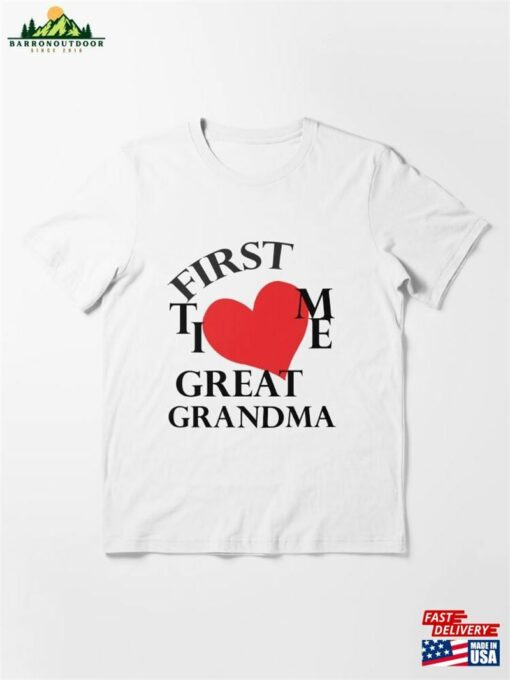 First Time Great Grandma Unisex Hoodie