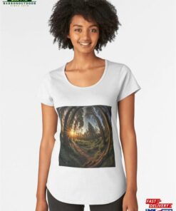 Fish Eye Forest Premium Scoop T Shirt Sweatshirt 1