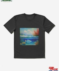 Fish Swimming Active T-Shirt Hoodie Classic