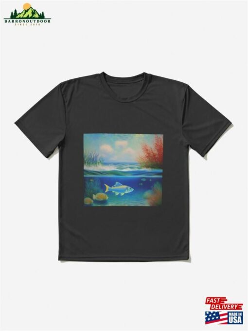 Fish Swimming Active T-Shirt Hoodie Classic