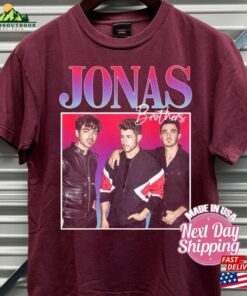 Five Album One Night Shirt Concert 2023 Retro Unisex Gift Jonas 90 Sweatshirt Hoodie