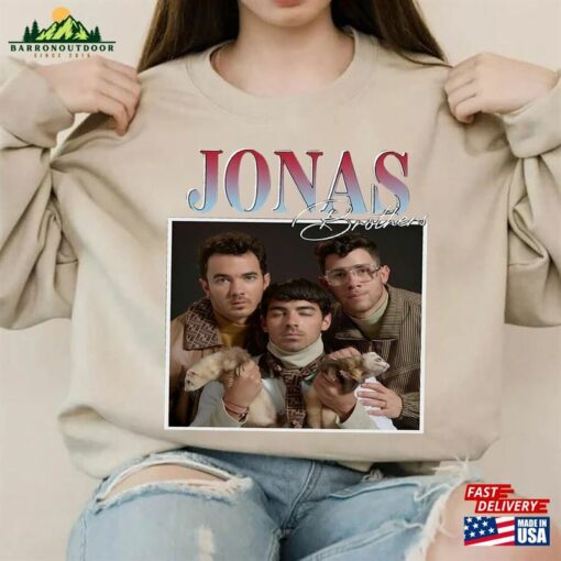 Five Albums 2023 Jonas Brothers T-Shirt Brother One Night Tour Shirt Sweatshirt Unisex