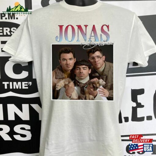 Five Albums 2023 Jonas Brothers T-Shirt Brother One Night Tour Shirt Sweatshirt Unisex