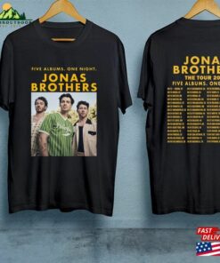 Five Albums One Night Jonas Brothers 2023 Tour Shirt The Sweatshirt T-Shirt