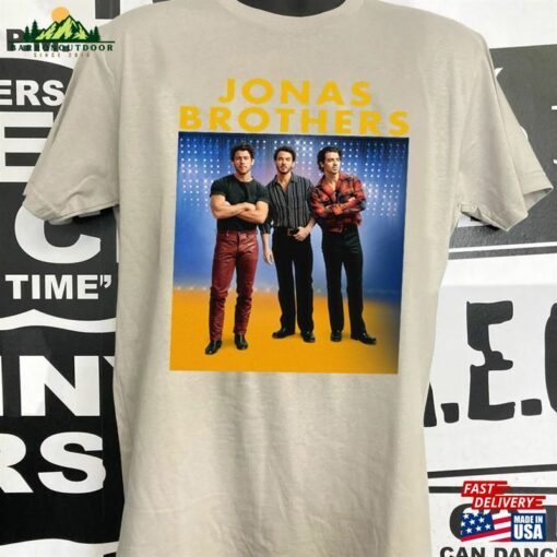 Five Albums One Night Shirt Jonas Brothers 2023 Tour Limited Buy Now Hoodie Classic