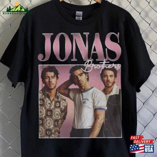 Five Albums One Night Tour Shirt Jonas Brothers Concert 2023 Joe Homage Classic T-Shirt