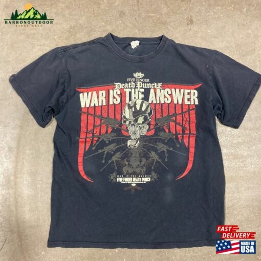 Five Finger Death Punch “War Is The Answer” Concert Tee Sweatshirt Classic