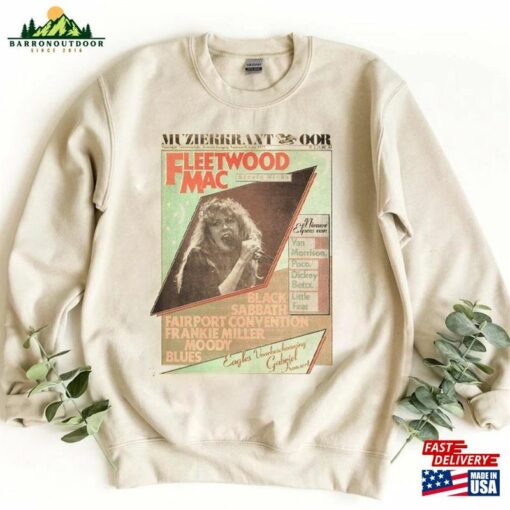 Fleetwood Mac Rock Band Shirt Music Lovers Gift Unisex Hoodie