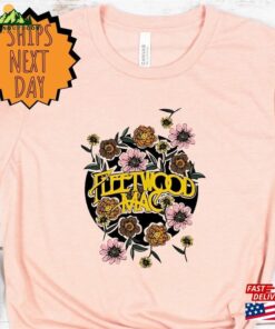 Fleetwood Mac Shirt Vintage Floral Retro Band Graphic Distressed Rock And Roll Sweatshirt Hoodie 2
