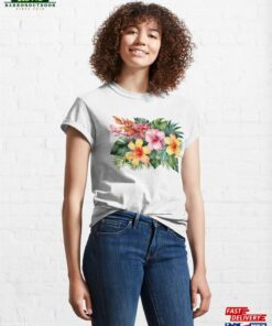 Floral Pattern Hibiscus Classic T-Shirt Unisex Floral Pattern Hibiscus Classic T-Shirt Unisex