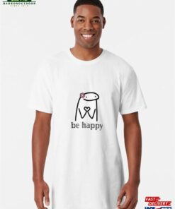 Flork Be Happy Sticker Long T-Shirt Hoodie Unisex Flork Be Happy Sticker Long T-Shirt Hoodie Unisex
