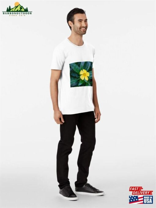 Flower Of A Yellow Alder Plant Turnera Ulmifolia Premium T-Shirt Classic Unisex