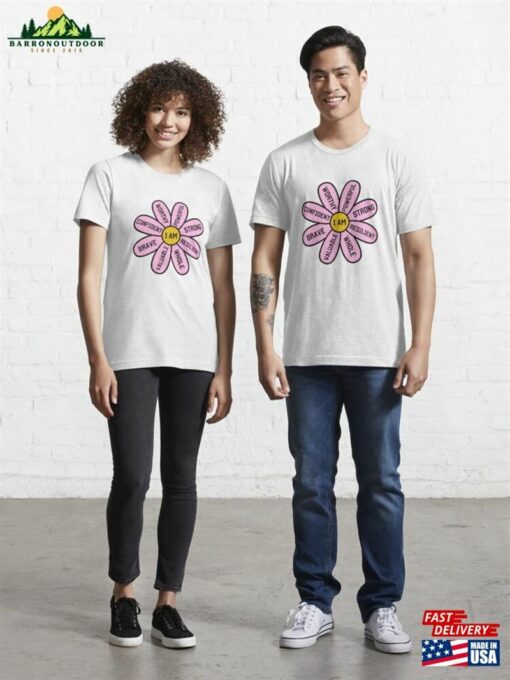 Flower Of Encouragement Pink Essential T-Shirt Unisex Classic