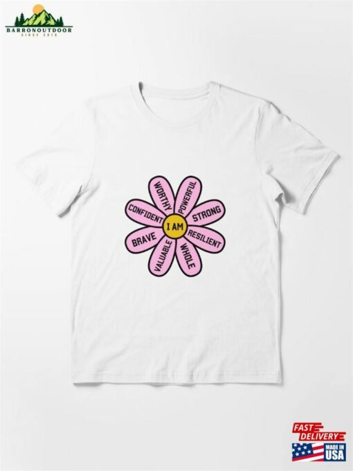 Flower Of Encouragement Pink Essential T-Shirt Unisex Classic