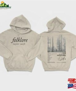 Folklore Tracklist Aesthetic Hoodie Vintage Album Shirt Sweatshirt T-Shirt