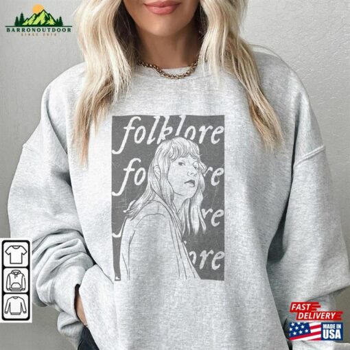 Folklore Tracklist Shirt Vintage Album Hoodie Unisex