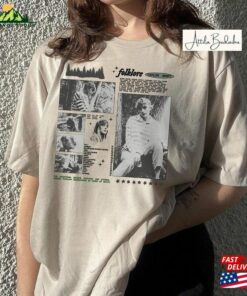 Folklore Tracklist Taylor Swift Shirt The Eras Tour 2023 T-Shirt Merch Unisex