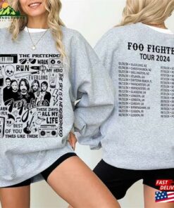 Foo Fighters Tour 2024 Shirt Everything Or Nothing At Hoodie Unisex