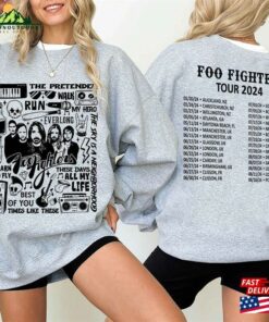 Foo Fighters Tour 2024 Shirt Sweatshirt Everything Or Nothing At Hoodie