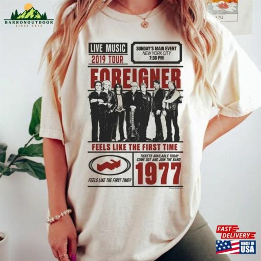 Foreigner The Histroric Farewell Tour 2023 Shirt For Fan Concert Classic Unisex