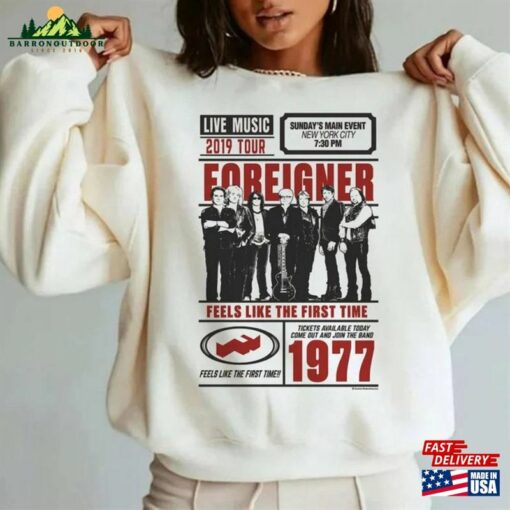 Foreigner The Histroric Farewell Tour 2023 Shirt For Fan Concert Classic Unisex