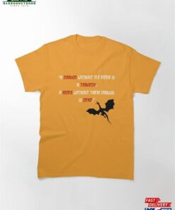 Forth Wing A Dragon Without Its Rider Is Tragedy Their Dead Classic T-Shirt Hoodie Unisex