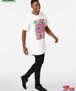 Four Blooms Long T-Shirt Sweatshirt Hoodie
