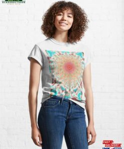 Fractal Mandala Retro Art Painting 3D Flowers To Infinity Classic T-Shirt Sweatshirt