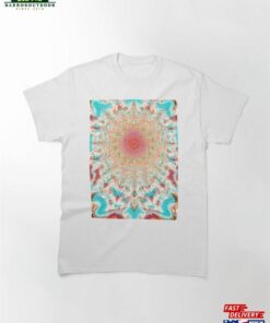 Fractal Mandala Retro Art Painting 3D Flowers To Infinity Classic T-Shirt Sweatshirt
