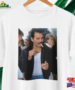 Freddie Mercury Photo T Shirt Top Fans Gift Queen Unisex Classic