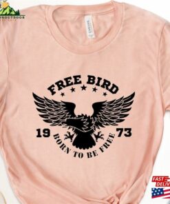 Free Bird T-Shirt Vintage Rock Band Shirt Classic Tee Unisex
