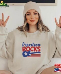 Freedom Rocks T-Shirts Fall Shirts Independence Day Tee Unisex T-Shirt