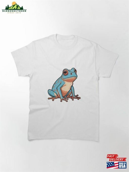 Frog Cartoon Vector Illustration For Your Design Classic T-Shirt Sweatshirt