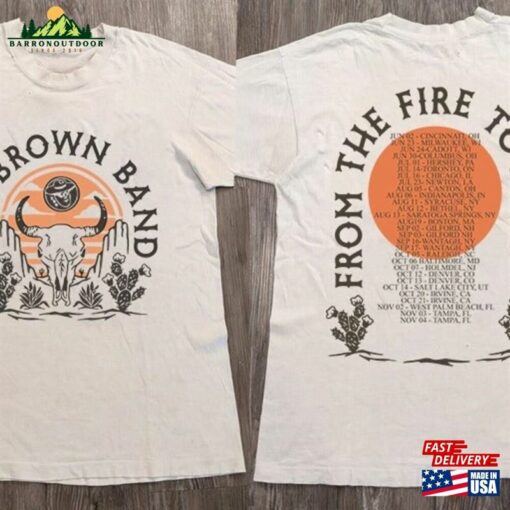 From The Fire Tour 2023 Shirt Zac Brown Band Classic Sweatshirt