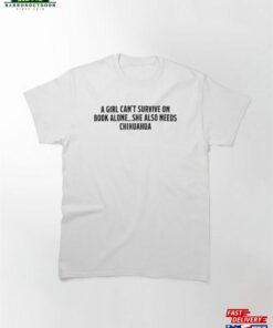 Funny Chihuahua Owner Slogan For Women Bookworm Lover Classic T-Shirt