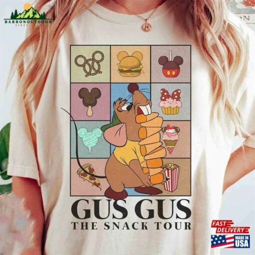 Funny Gus Mouse The Snack Tour Vintage T-Shirt Disney Cinderella Princes Looking Like A Tee Hoodie Sweatshirt