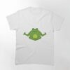 Funny Happy Green Cartoon Cute Thick Frog Doing Yoga Classic T-Shirt Hoodie
