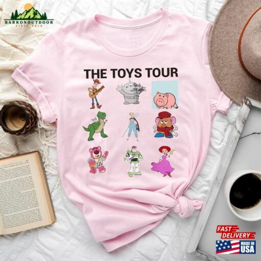 Funny Toys Tour Shirt Animated Story Characters T-Shirt Music Merch Classic