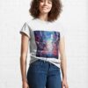 Futuristic Cityscape With Dense Colorful Architecture Classic T-Shirt Unisex